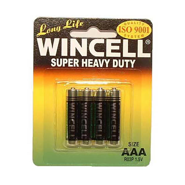 Wincell AAA Super Heavy Duty Batteries