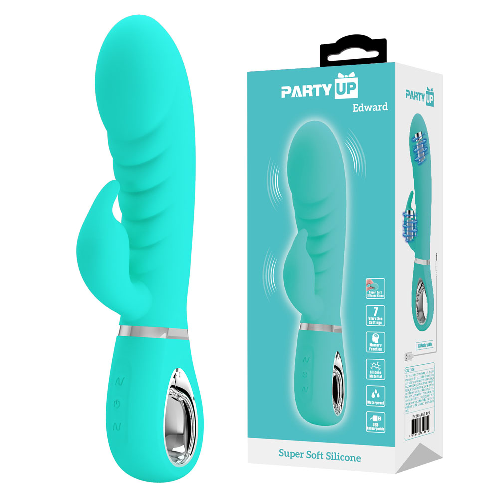 Party Up EDWARD Rabbit Vibe - Teal