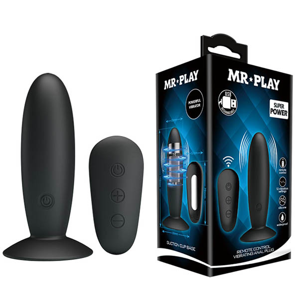 MR PLAY Remote Control Vibrating Anal Plug