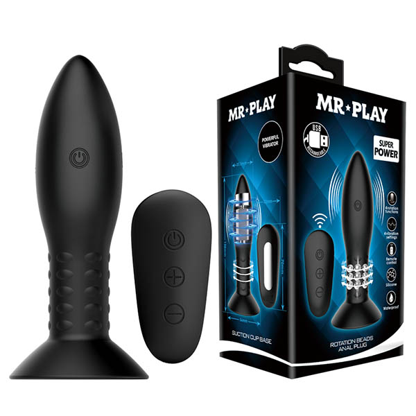 MR PLAY Rotation Beads Anal Plug