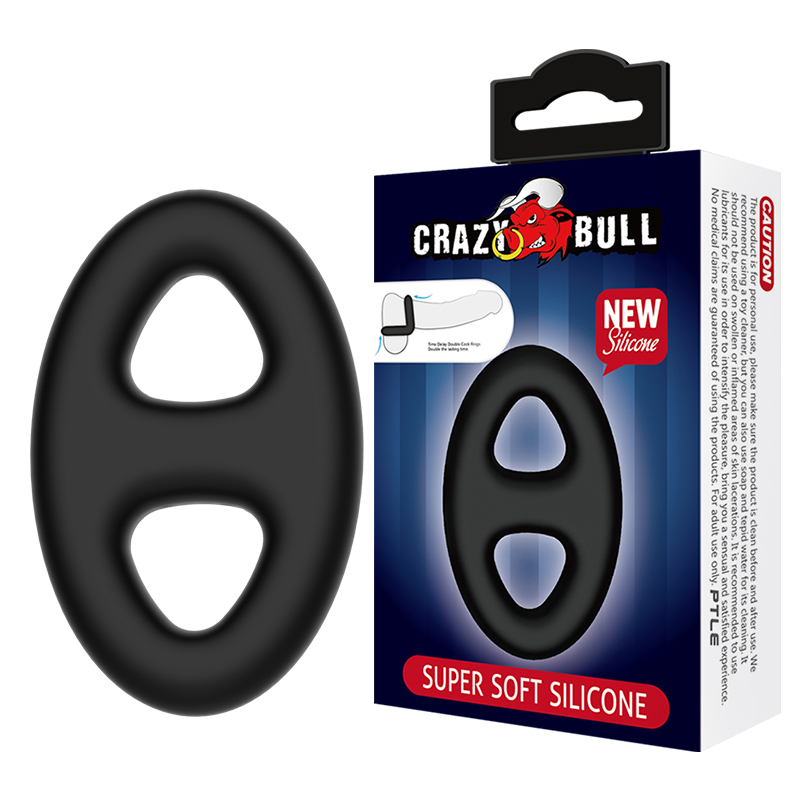CRAZY BULL Oval Cock & Ball Ring