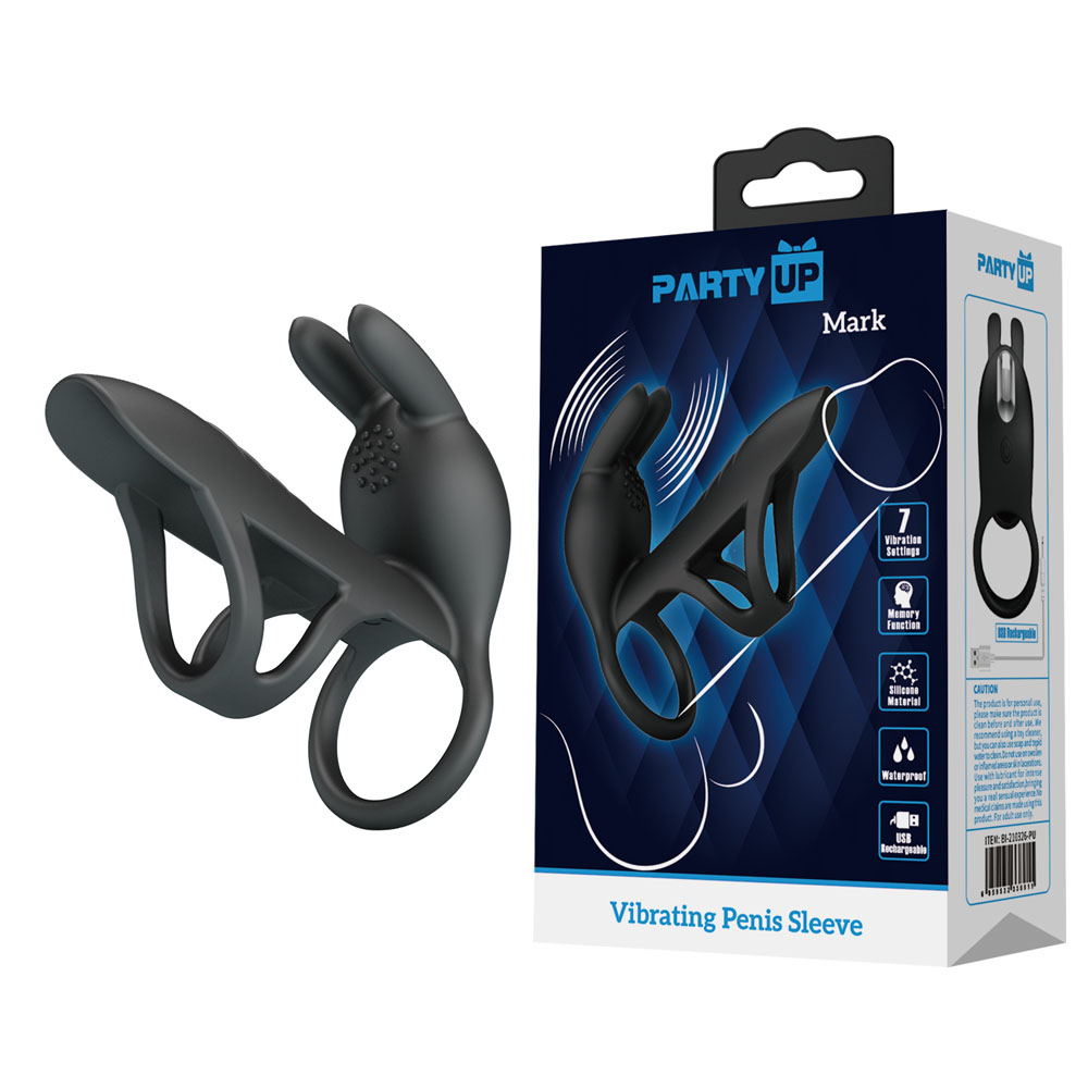 Party Up MARK Vibrating Penis Sleeve