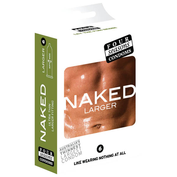 Four Seasons Naked Larger Fitting Condoms