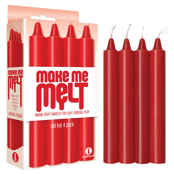 Make Me Melt Drip Candles - Red