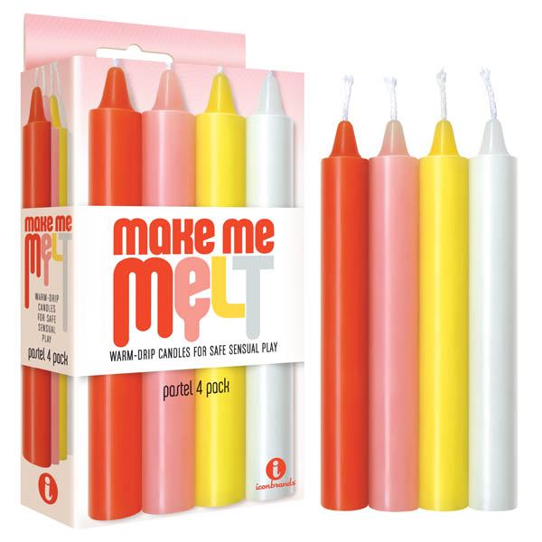 Make Me Melt Drip Candles - Pastel