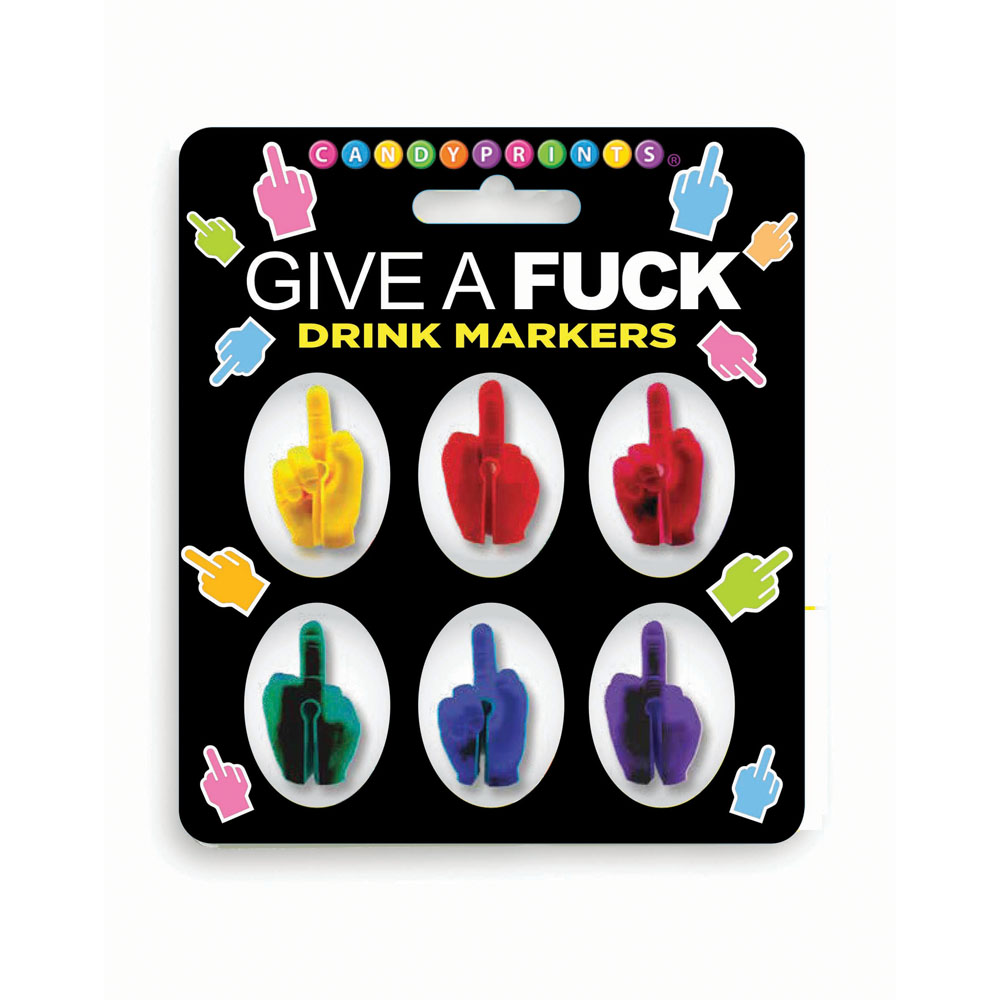 Give A Fuck Drink Markers