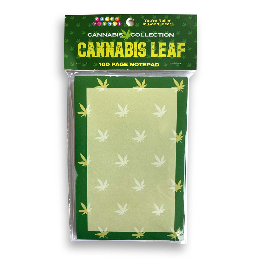 Cannabis Leaf Notepad