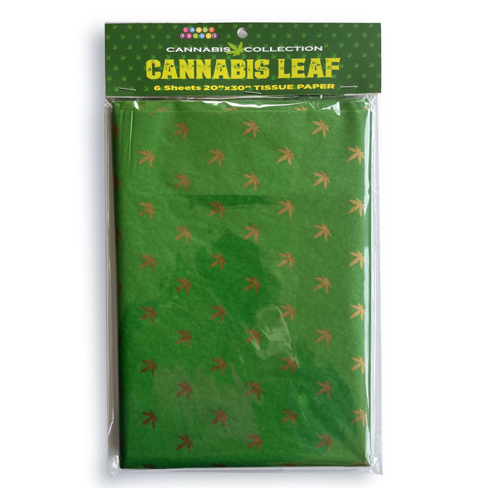 Cannabis Leaf Tissue Paper Sheets