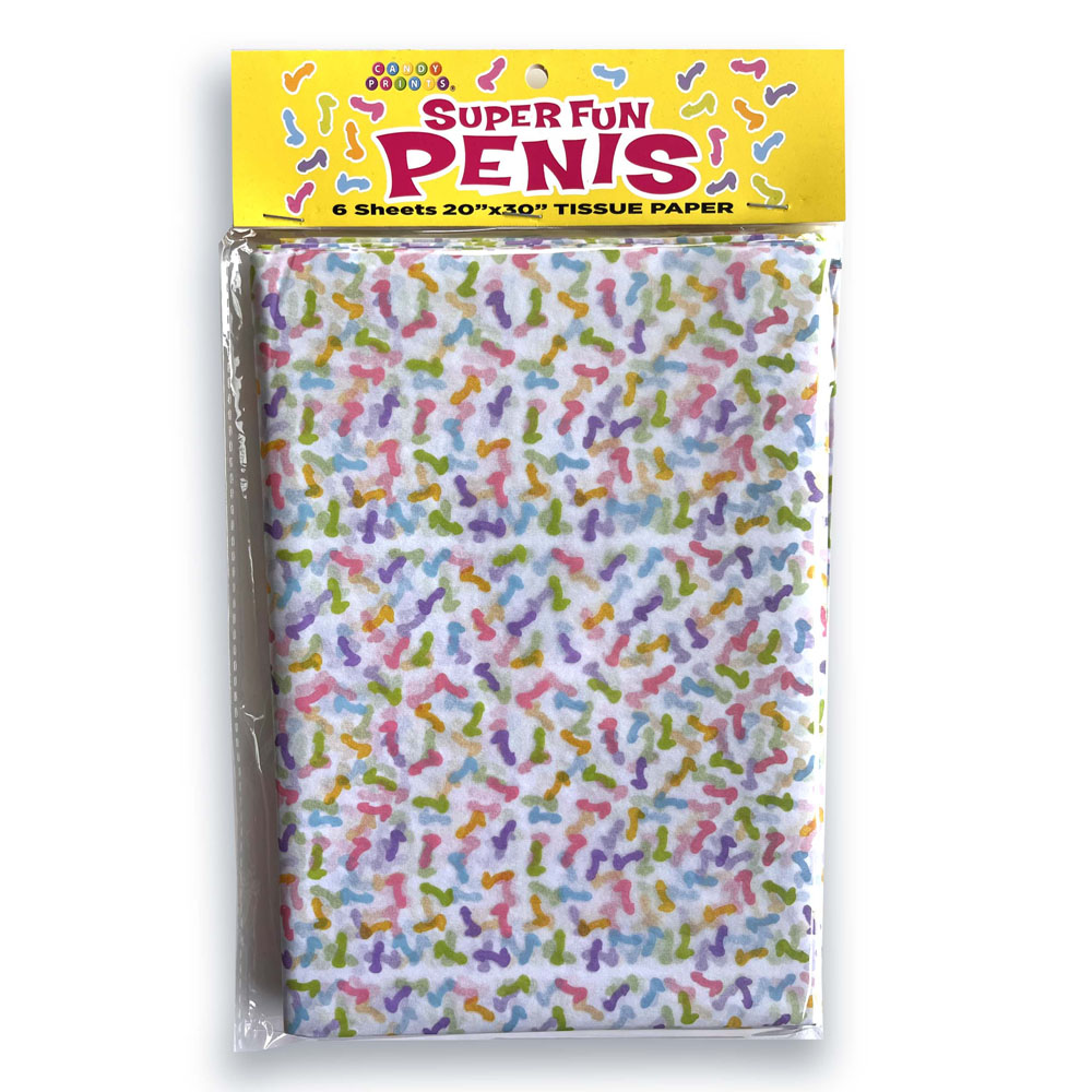 Super Fun Penis Tissue Paper Sheets