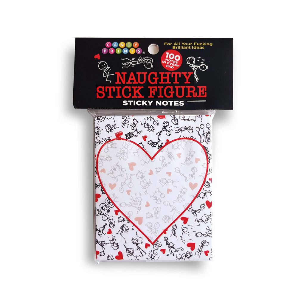 Naughty Stick Figure Sticky Notes