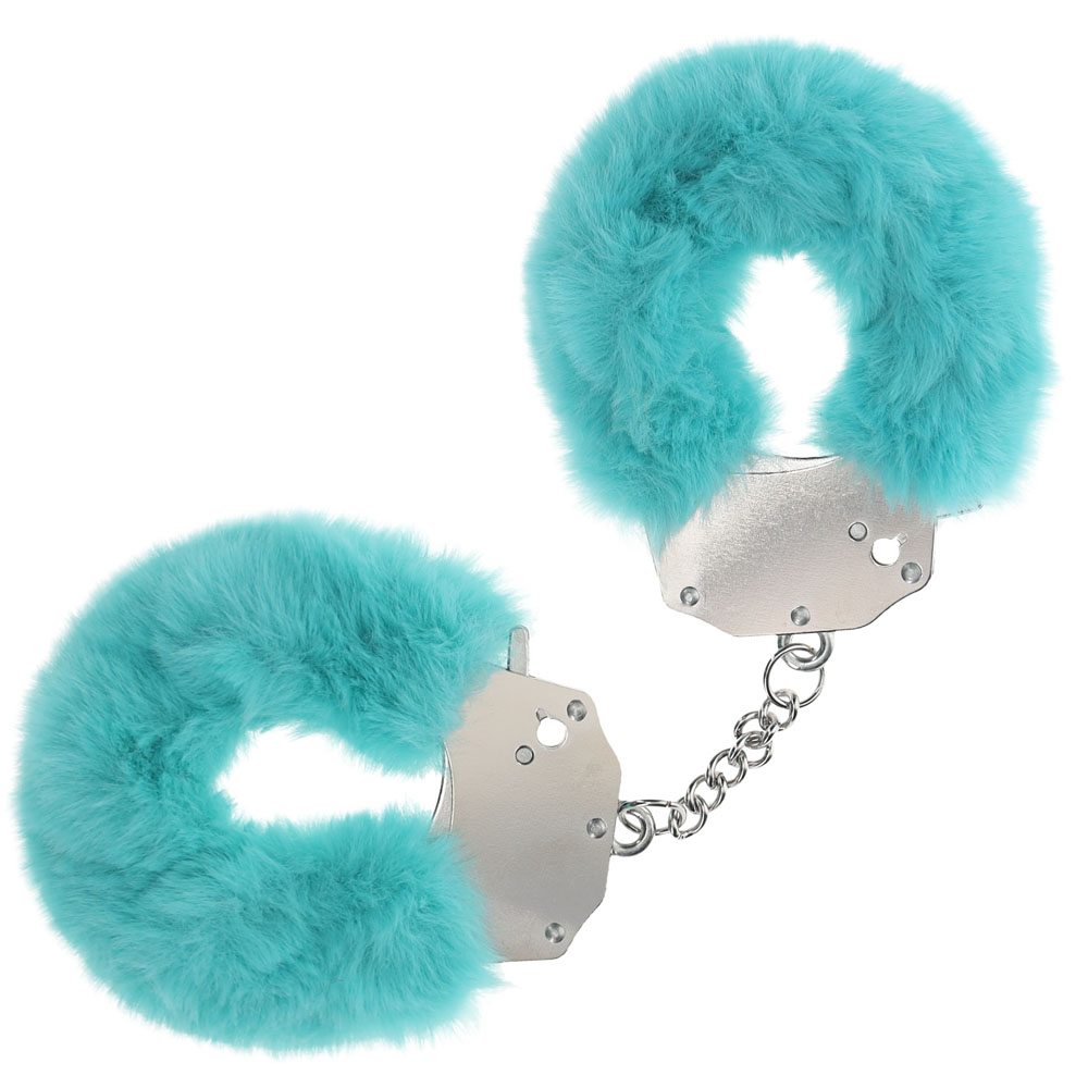 OUCH! Heavy-Duty Fluffy Cuffs - Blue