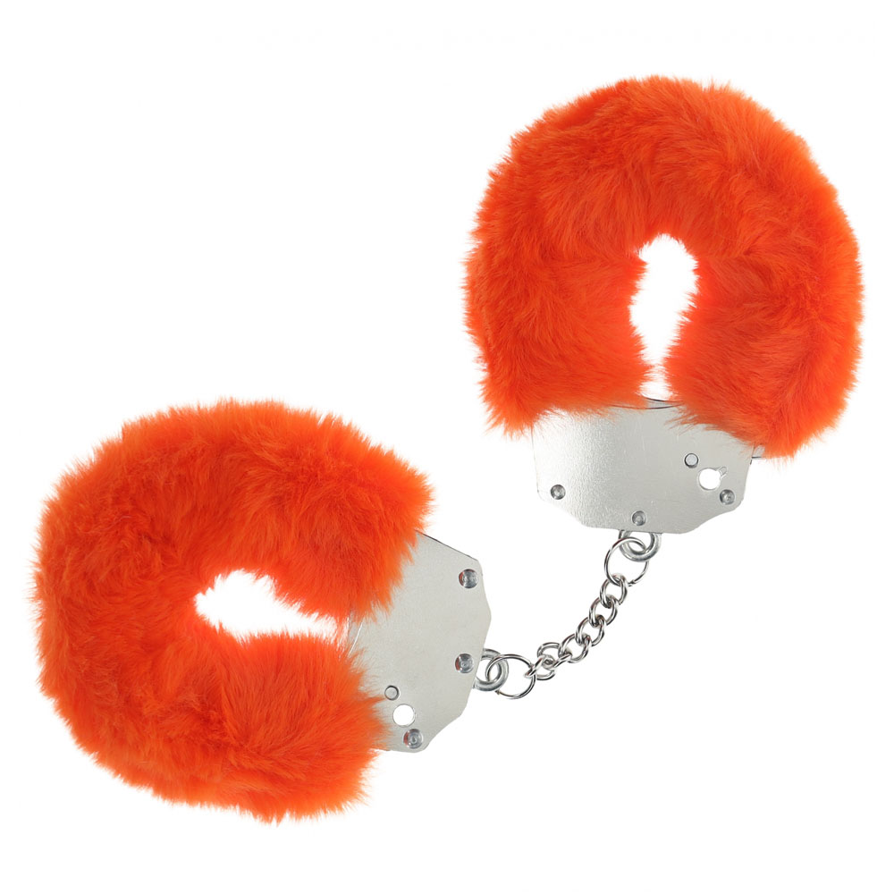 OUCH! Heavy-Duty Fluffy Cuffs - Orange