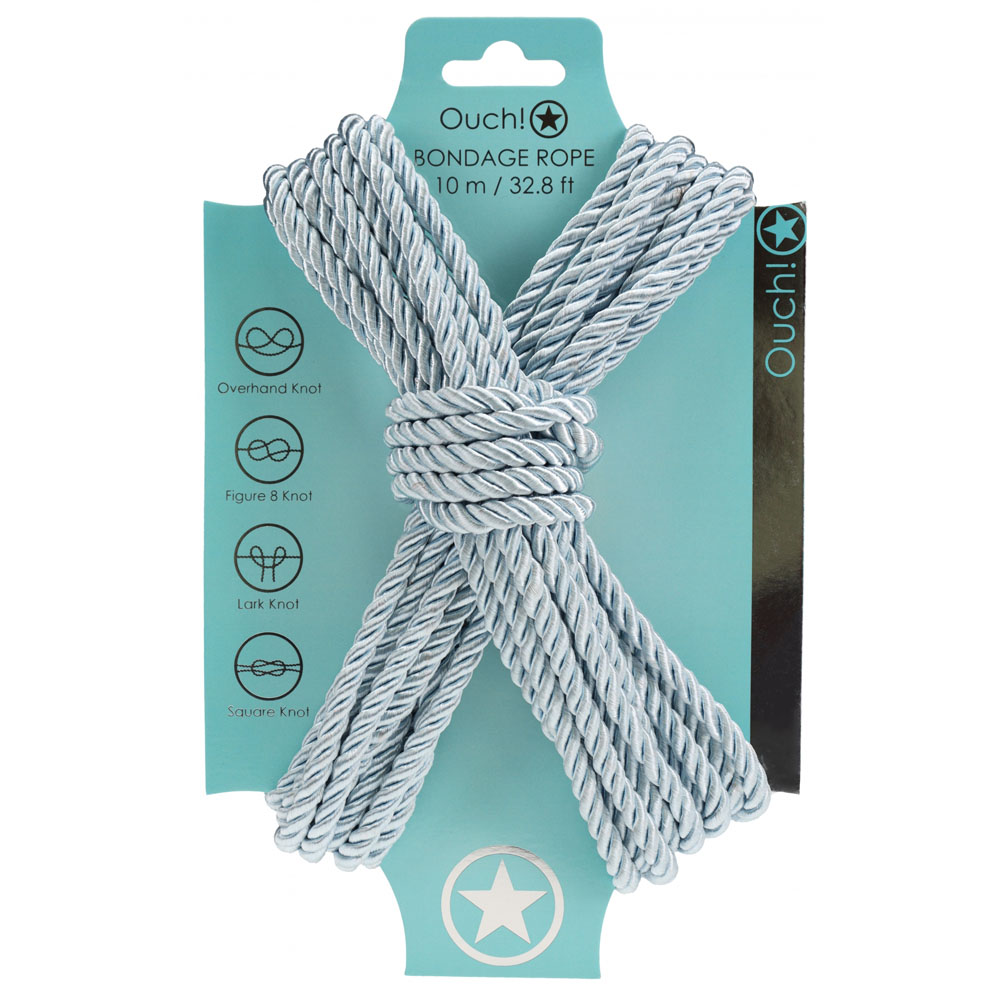 OUCH! Bondage Rope - 10 M - Powder Blue