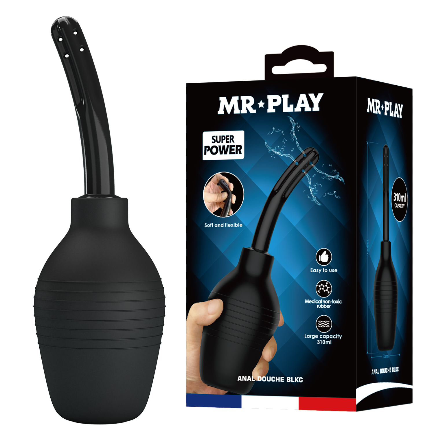 MR PLAY Anal Douche - Black