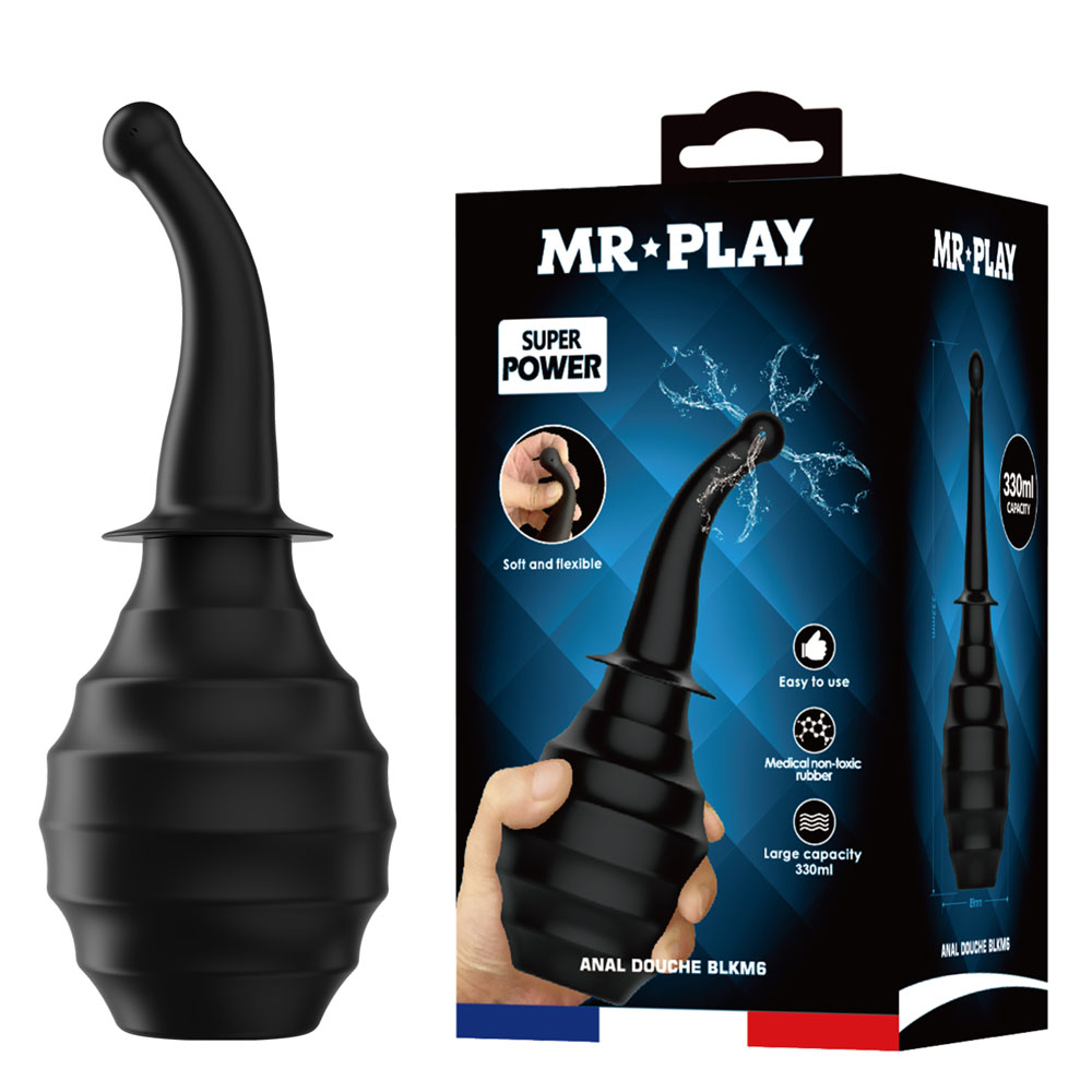 MR PLAY Anal Douche M6 - Black