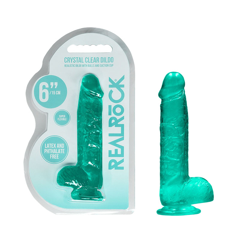 REALROCK 6'' Realistic Dildo With Balls