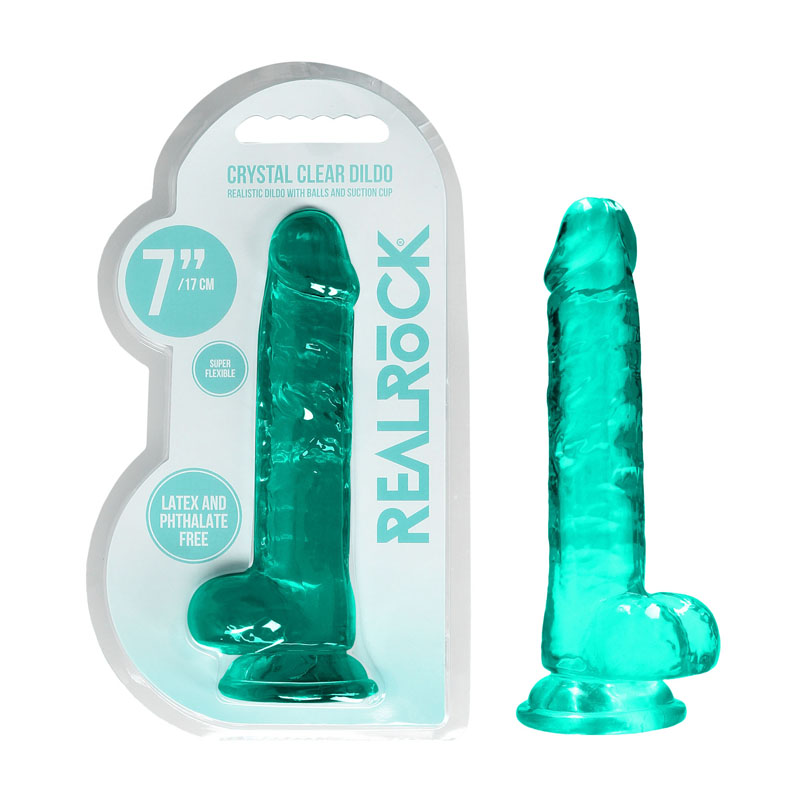 REALROCK 7'' Realistic Dildo With Balls