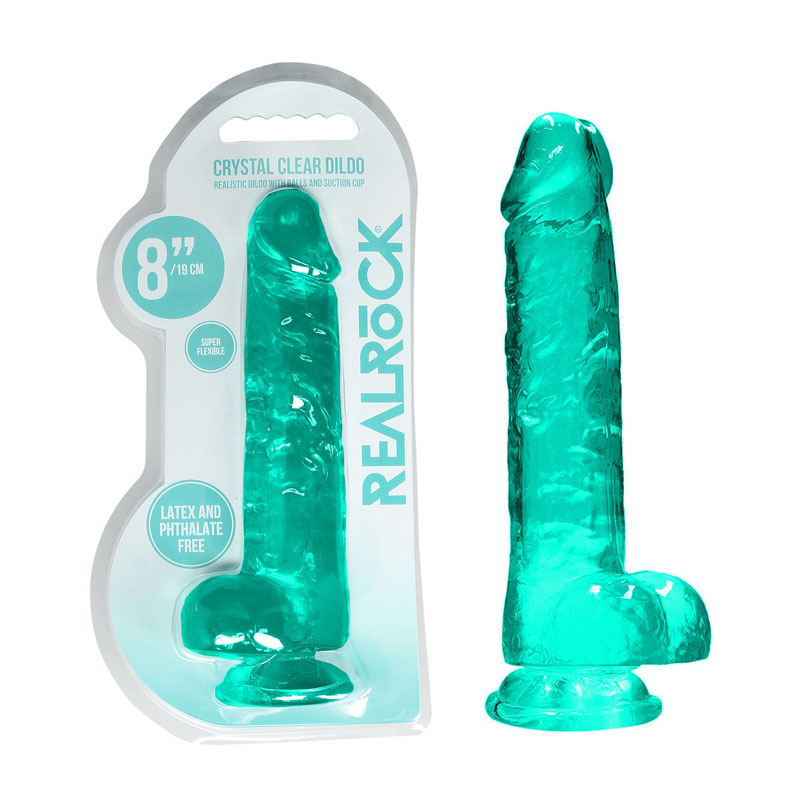 REALROCK 8'' Realistic Dildo With Balls