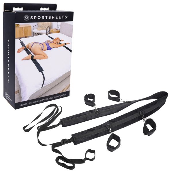 SPORTSHEETS No Matter Where Bondage Restraint System